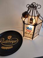 Radeberger bier van Duitse brouwerij lamp + dienblad, Verzamelen, Biermerken, Ophalen of Verzenden, Gebruikt, Overige merken