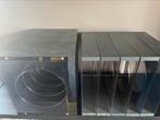 Vintage SpaceAge Platenrek, Ophalen, Gebruikt, Kunststof, Cd's