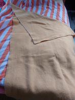 Retro wollen deken. Geel., Ophalen of Verzenden, Gebruikt, Eenpersoons, Deken of Dekbed