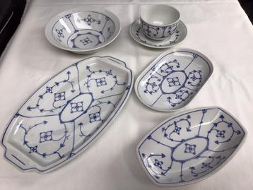 Saks blauw  scalen saus kom beschikbaar voor biedingen