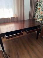 Stevig kersenhouten bureau – met karakter 180x90, Huis en Inrichting, Bureaus, Ophalen, Gebruikt