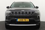 Jeep Compass 1.3T 150 PK Aut. Limited H-Leder Adapt.Cruise S, 4 cilinders, 150 pk, Leder en Stof, Zwart