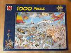 Jan van Haasteren Puzzel - Op het strand – 1000 stukjes, Ophalen of Verzenden, 500 t/m 1500 stukjes, Zo goed als nieuw, Legpuzzel
