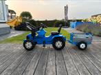 Traptrekker met kar New Holland Rolly Toys trekker skelter, Ophalen, Gebruikt, Overige merken, Met kar of aanhanger