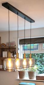 Hanglamp, Ophalen, Zo goed als nieuw, Glas, 75 cm of meer