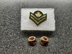 Canada  - pin  22 x 21 mm.  Master Corporal, Embleem of Badge, Amerika, Ophalen of Verzenden, Landmacht