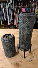 Set van 2 decoratieve lampen, Ophalen, Zo goed als nieuw, Metaal, Modern