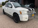 Nissan TITAN V8, Auto's, Automaat, Lederen bekleding, Gebruikt, Wit