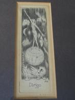 ets Dirigo, Ik leid, de wereld, mens op aarde, A. Huizer, Antiek en Kunst, Verzenden