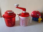 In NIEUWSTAAT verkerende Tupperware DuoChef Slagroomklopper, Ophalen of Verzenden, Zo goed als nieuw, Rood, Overige typen