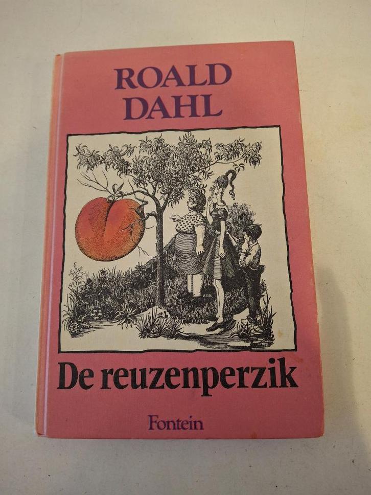 Roald Dahl - De Reuzenperzik - Fontein  ingebonden boek 1983, Boeken, Kinderboeken | Jeugd | onder 10 jaar, Zo goed als nieuw
