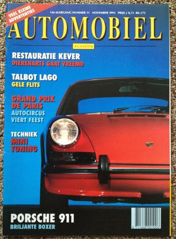 Automobiel: Talbot Lago, Porsche 911, Volkswagen Kever beschikbaar voor biedingen