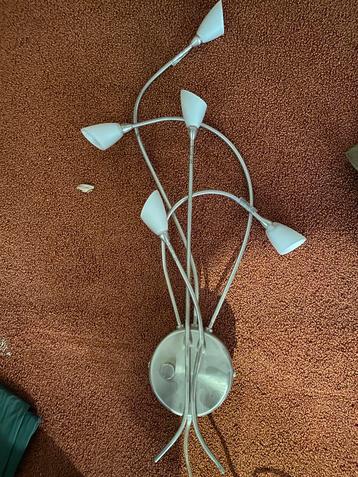 Rvs geborstelde wandlamp met dimmer beschikbaar voor biedingen