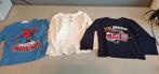3x long sleeve +2 vest maat 110, Ophalen, Zo goed als nieuw, Jongen, Trui of Vest