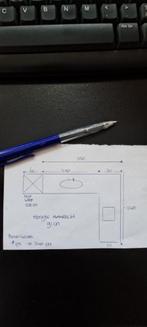 keuken, Huis en Inrichting, Keuken | Complete keukens, Ophalen, Gebruikt, Wit, Hoekkeuken