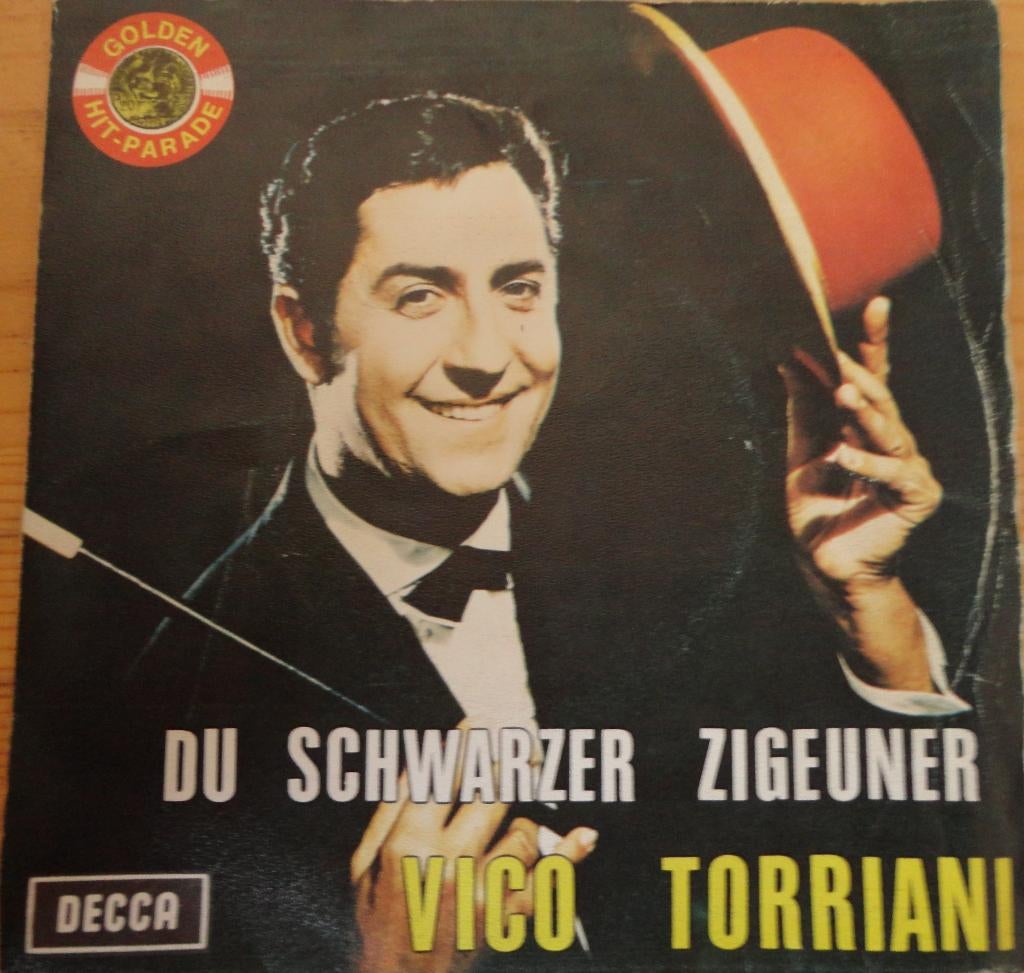 Vico Torriani > Du schwarze zigeuner, Gebruikt, 7 inch, Single, Ophalen of Verzenden