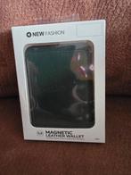 Magnetic leather wallet nieuw, Ophalen of Verzenden, Nieuw, Overige modellen, Hoesje of Tasje