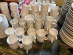 Koffie kopjes met schotel en lepeltjes, Huis en Inrichting, Keuken | Servies, Ophalen, Overige materialen, Zo goed als nieuw, Overige stijlen