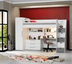 Neo hoogslaper met bureau, ladekast en kledingkast - 90x200, Niet ingevuld, Niet ingevuld, Nieuw, Ophalen of Verzenden