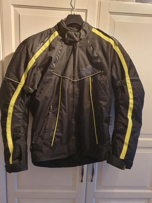 Motorjack GERMAS GMS maat S zwart met geel, Motoren, Kleding | Motorkleding, Jas | textiel, Nieuw zonder kaartje, Ophalen