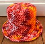 Toiletrolhoedje gehaakt van gemêleerd garen hoedenplank hoed, Ophalen of Verzenden, Nieuw