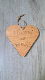 decoratief houten hart, Huis en Inrichting, Woonaccessoires | Tekstborden en Spreuken, Ophalen, Nieuw