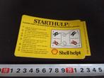 sticker shell helpt - starthulp hulpstartkabels auto, Ophalen, Zo goed als nieuw