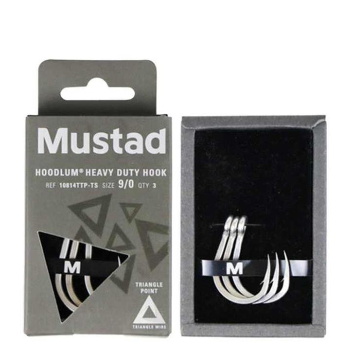 Mustad Hoodlum Heavy Duty Triangle Ultra Point Hook 9/0., Watersport en Boten, Hengelsport | Zeevissen, Nieuw, Haak, Ophalen of Verzenden