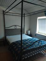 Hemelbed, Huis en Inrichting, Slaapkamer | Bedden, Ophalen, Tweepersoons, 140 cm, Zo goed als nieuw