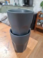 2 Gusto mokjes, antraciet, Huis en Inrichting, Keuken | Servies, Ophalen of Verzenden, Zo goed als nieuw, Overige stijlen, Kop(pen) en/of Schotel(s)