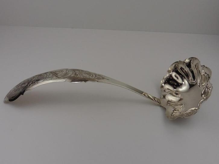 Zilveren soeplepel                                      Z232, Antiek en Kunst, Antiek | Goud en Zilver, Zilver, Ophalen of Verzenden