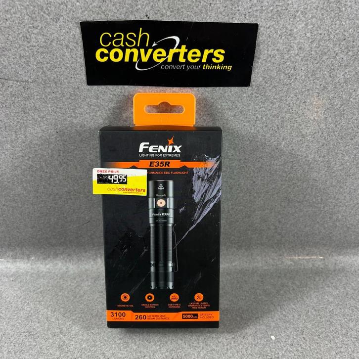 Fenix E35r Zaklamp | 3100 Lumens | 260 Meter | nieuw| 392152, Caravans en Kamperen, Zaklampen, Nieuw, Batterij, Ophalen of Verzenden