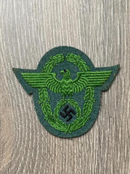 Armembleem van de Schutzpolizei: soldaat - onderofficier, Verzamelen, Militaria | Tweede Wereldoorlog, Landmacht, Embleem of Badge