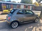 Fiat 500 Twinair Turbo 80pk 2015 Grijs, navigatie, climate c, Auto's, Fiat, Origineel Nederlands, Handgeschakeld, 26 km/l, Hatchback