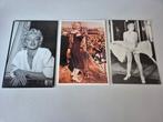 Marilyn Monroe , 3 ansichtkaarten, Ophalen of Verzenden, Sterren en Beroemdheden