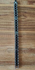 Rolex Crown Armband Stainless Steel Zilver/ Zwart, Sieraden, Tassen en Uiterlijk, Armbanden, Ophalen of Verzenden, Nieuw, Zilver