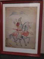 Japanse tekening op (papieris) samoerai, Ophalen of Verzenden