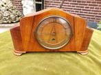 Vintage schoorsteenpendule, mahonie kast., Verzenden