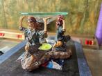 Piraten Olie Brander Kandelaar, Kunststof, Gebruikt, Ophalen of Verzenden, Zwart