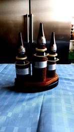 Art Deco Kandelaar met houten kaarsje helemaal in originele, Antiek en Kunst, Ophalen, Overige materialen