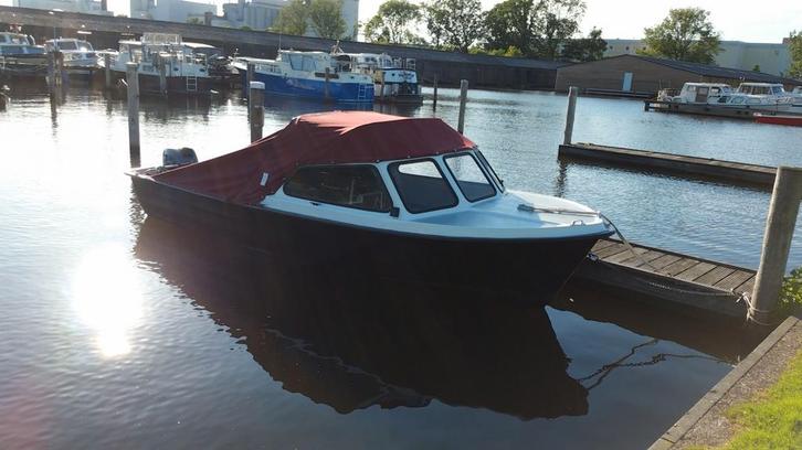 Rana 17. Lees goed, Watersport en Boten, Vis- en Consoleboten, Gebruikt, Tot 10 pk, 3 tot 6 meter, Benzine, Buitenboordmotor, Polyester