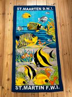 Strandlaken Sint-Maarten - Nieuw, Ophalen of Verzenden, Nieuw, Blauw, Handdoek