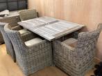 Tuinset met vier stoelen, Tuin en Terras, Tuinsets en Loungesets, Ophalen, Gebruikt