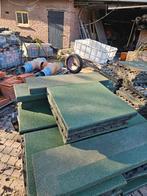 Rubber Tegels 50x50x4,5 - Tuin/Stal, Tuin en Terras, Ophalen, Overige materialen