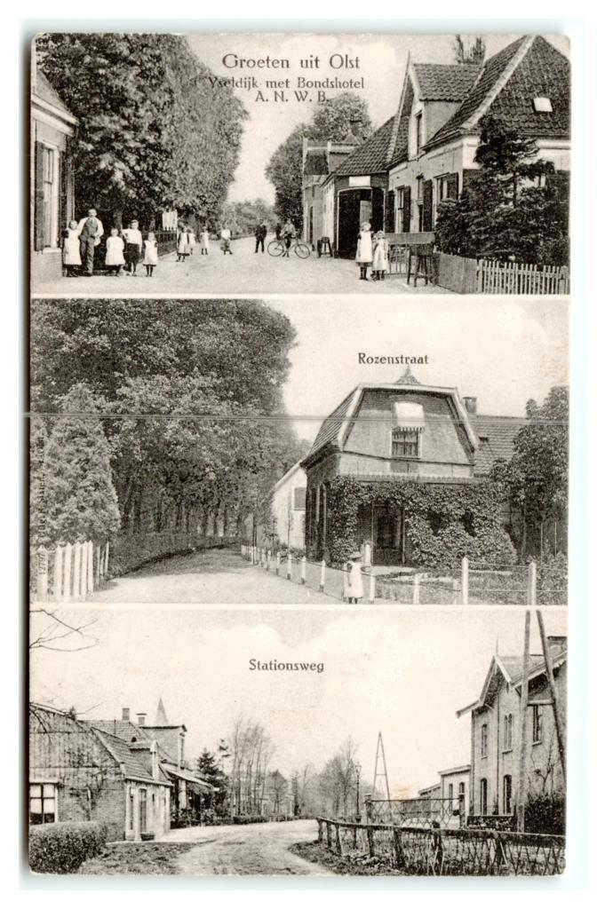 Olst, Groeten uit Olst, Verzamelen, Ansichtkaarten | Nederland, Gelopen, Overijssel, Voor 1920, Verzenden
