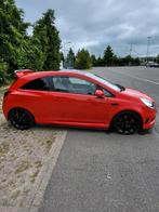 Opel Corsa 1.6 GSI rood 2009 OPC kit, Zwart, 4 cilinders, 150 pk, Leder en Stof
