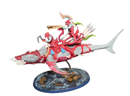 Warhammer Age of Sigmar Idoneth Deepkin Akhelian Allopex, Hobby en Vrije tijd, Wargaming, Zo goed als nieuw, Warhammer, Figuurtje(s)