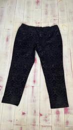 Damesbroek maat 52 - 54 zwart velours broek maat XL, Kleding | Dames, Broeken en Pantalons, Lang, Ophalen of Verzenden, Zo goed als nieuw
