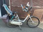 Moederfiets Gazelle Bloom 28 inch met accessoires, Fietsen en Brommers, Fietsen | Dames | Moederfietsen, Ophalen, 2 zitjes, Windscherm