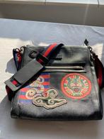 Gucci Supreme Messenger Bag met plaatjes, Ophalen of Verzenden, Zo goed als nieuw, Zwart, Schoudertasje